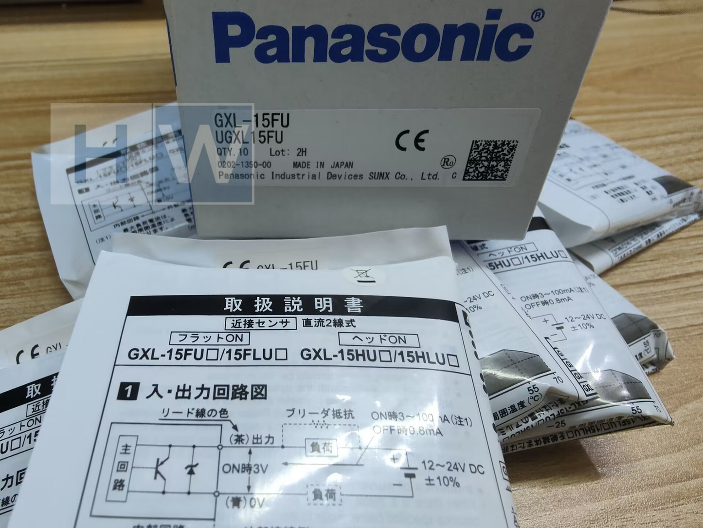 1PC  Panasonic SUNX GXL-15FU Inductive Proximity Sensor