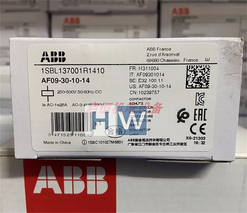 1/pc  ABB Contactor AF09-30-10-13 AF09-30-10-14 AF09-30-10-12 AF09-22-00-12