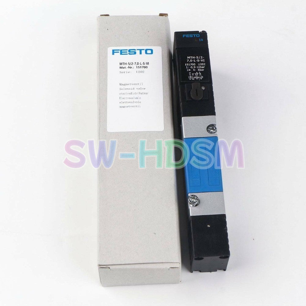 1PCS   FESTO MTH-5/2-7,0-L-S-VI 151700 Solenoid Valve Freight Free