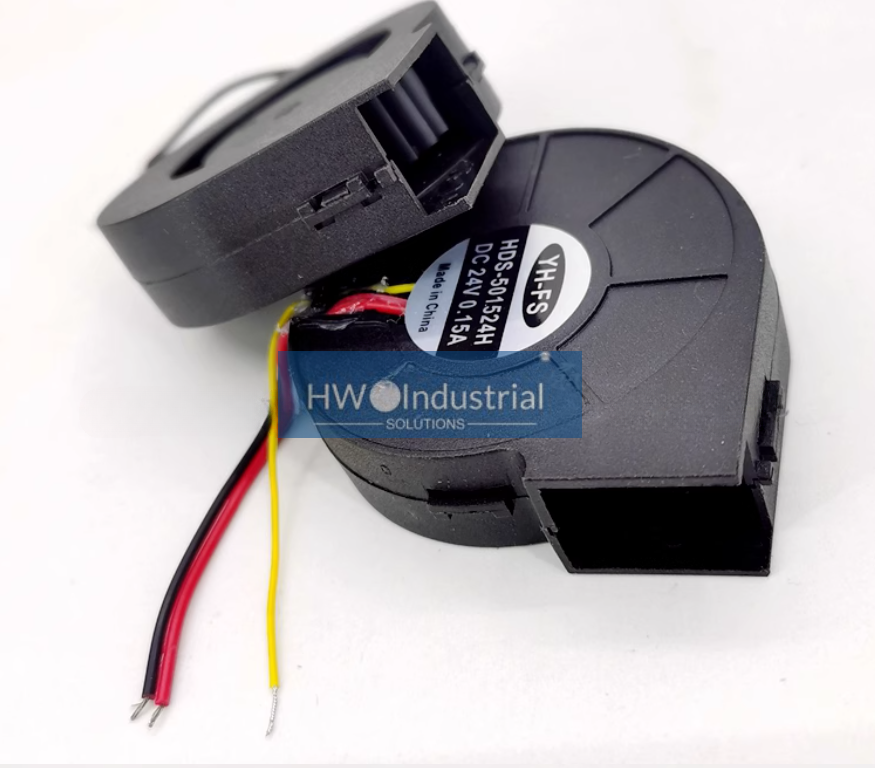 1PCS HDS-501524H DC24V 0.15A 3-wires YHFS Cooling Fan