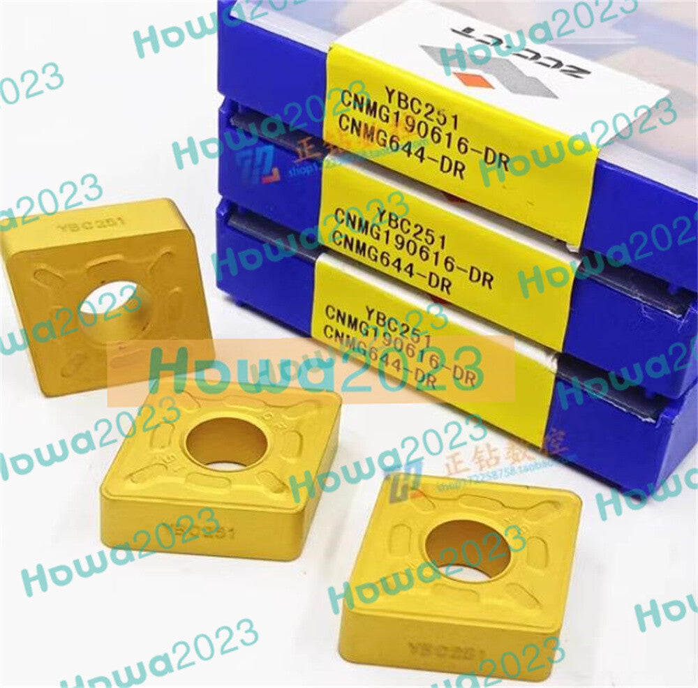 10Pcs/BOX CNMG190616-DR YBC251 CNMG644-DR CNC Blade Turning Carbide Inserts