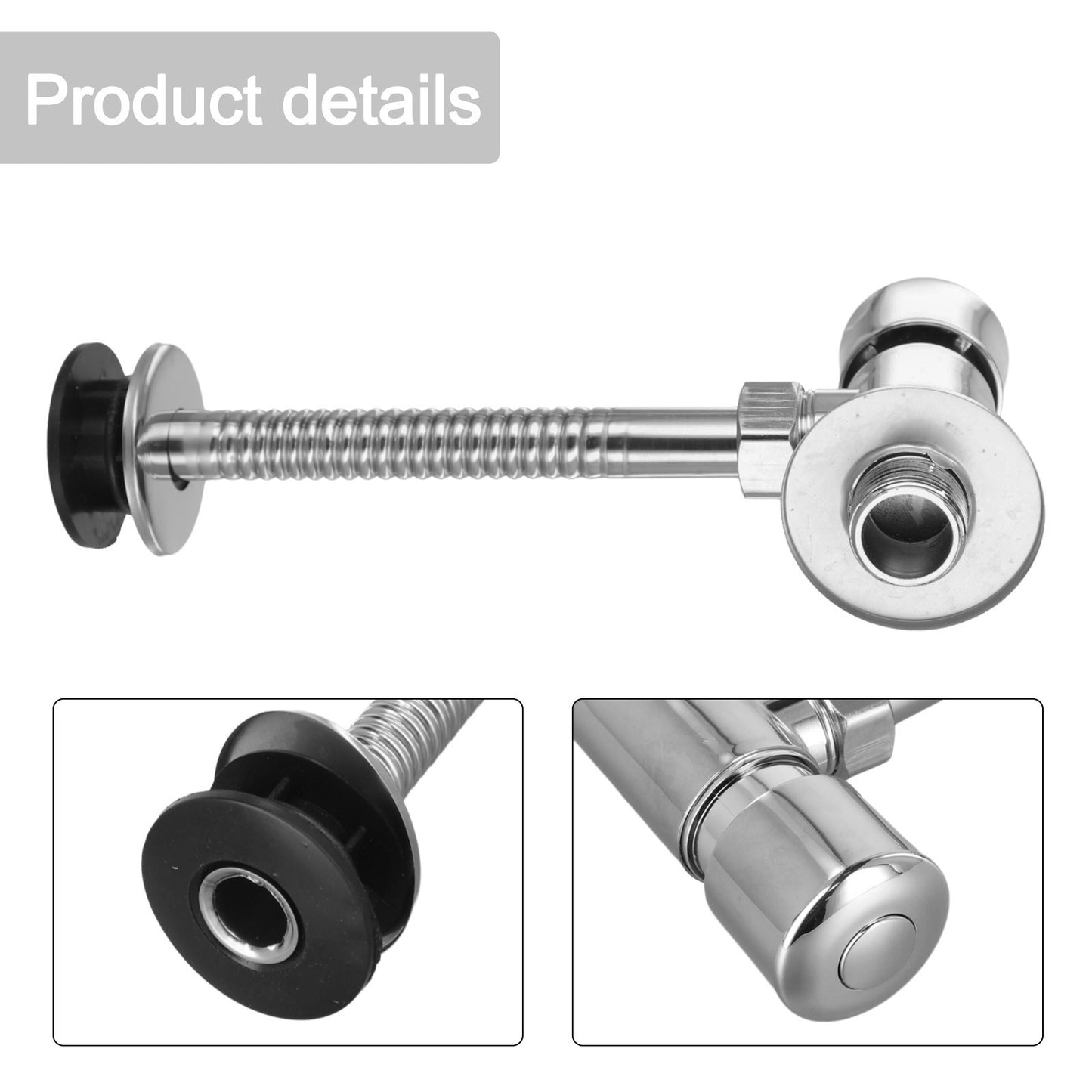 Water Saving Urinal Flush Valve Suitable for Public Toilets Stylish Design