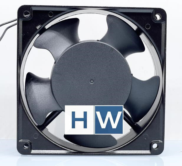 1PC HC12038HB 2-wire 0.12/0.1A 22W 230V 12cm Cabinet Axial Flow Cooling Fan