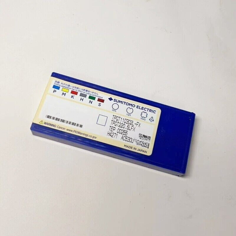 10Pcs Sumitomo TPGT110302L-FX AC530U TPGT220.5LFX turning blade carbide inserts