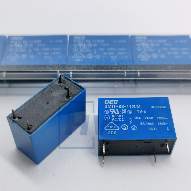 5Pcs  DEG Relay OMIT-SS-112LM 12VDC 4 Pin Position