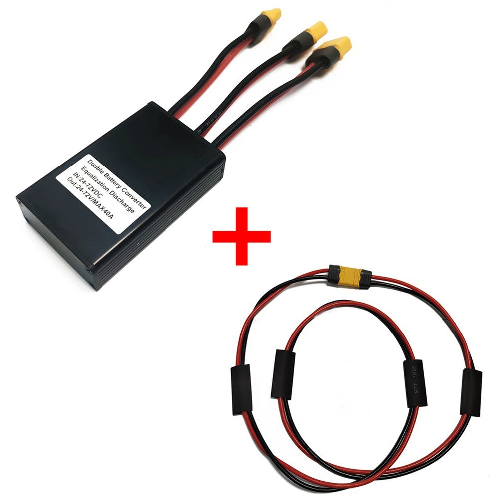 Practical Battery Connection Adapter Ebike 20V??72V Dual Electric Bicycle