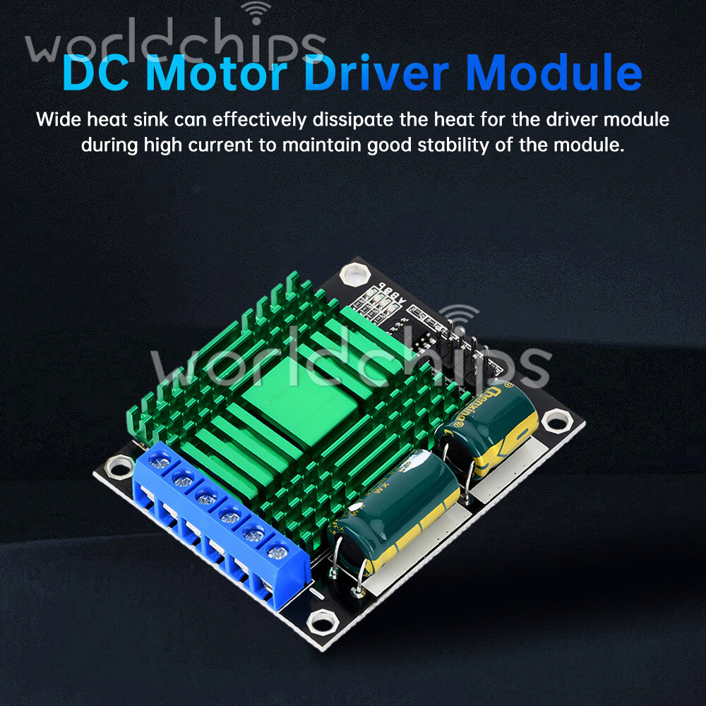 9V-30V 60A Dual PWM DC Motor Driver Module High Power H-Bridge Speed Controller