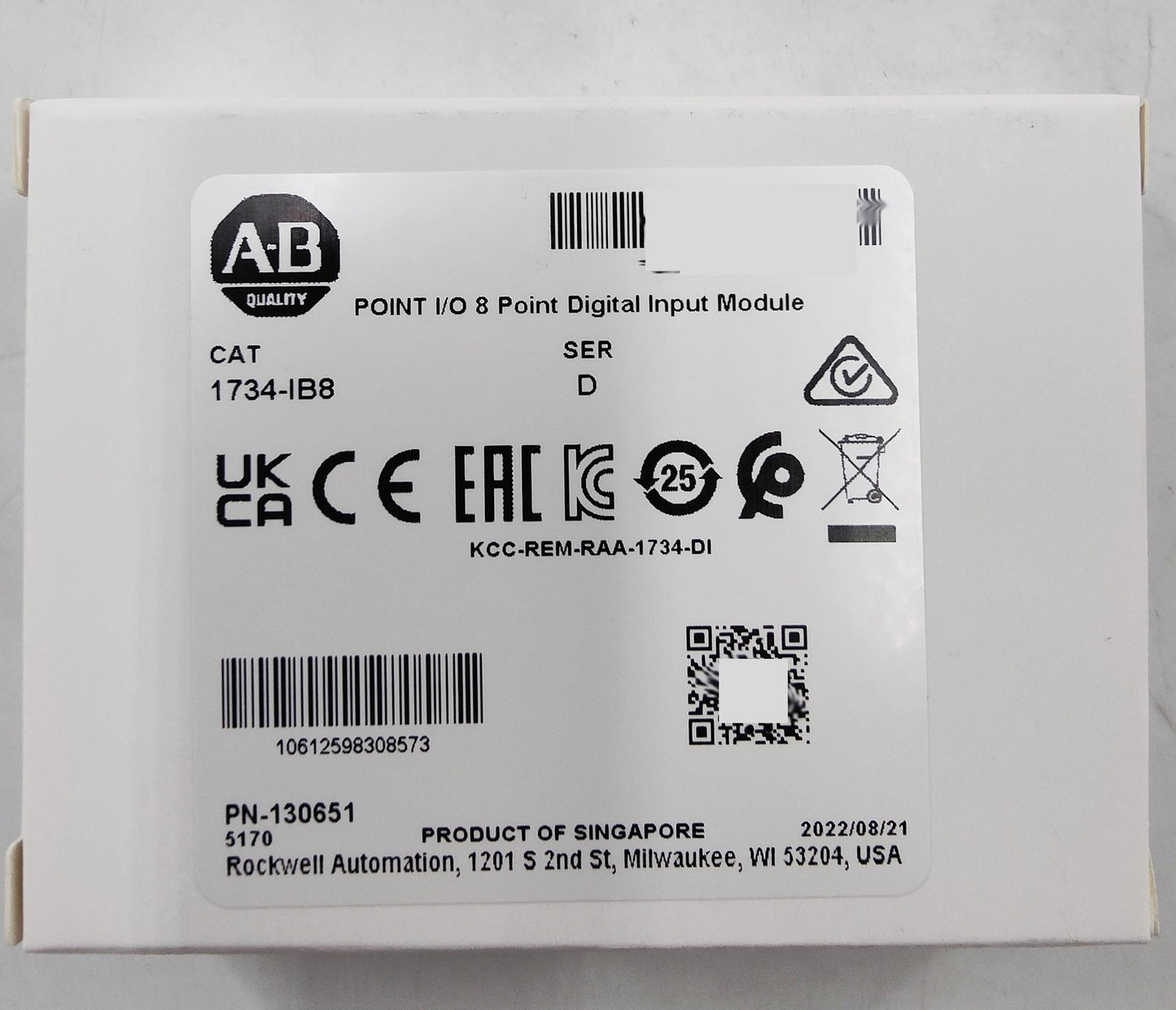 For Allen-Bradley 1734-IB8 POINT I/O 8Point Digital Module Factory Sealed 1B8