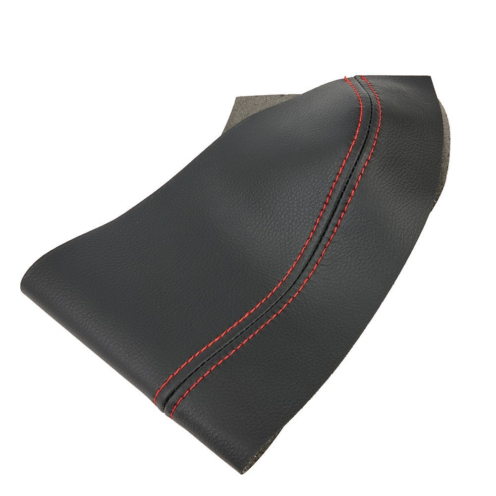 Door Panel Armrest Black Leather W/ Red Stitching For Civic 8th Gen 06-11