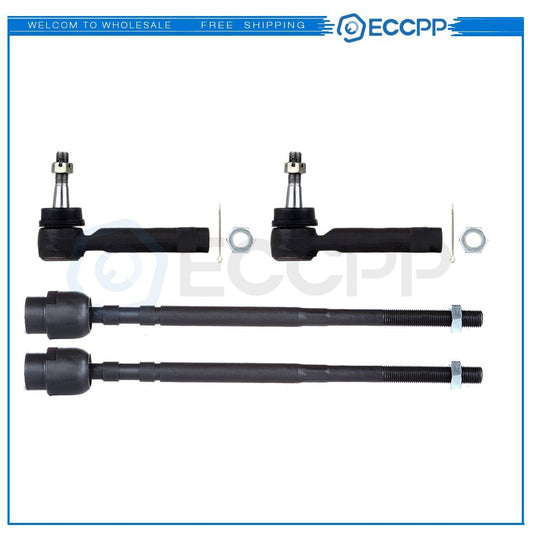 ECCPP Inner Outer Tie Rods 4pcs Steering Kit Fit For 2004 -2011 Chevrolet Impala