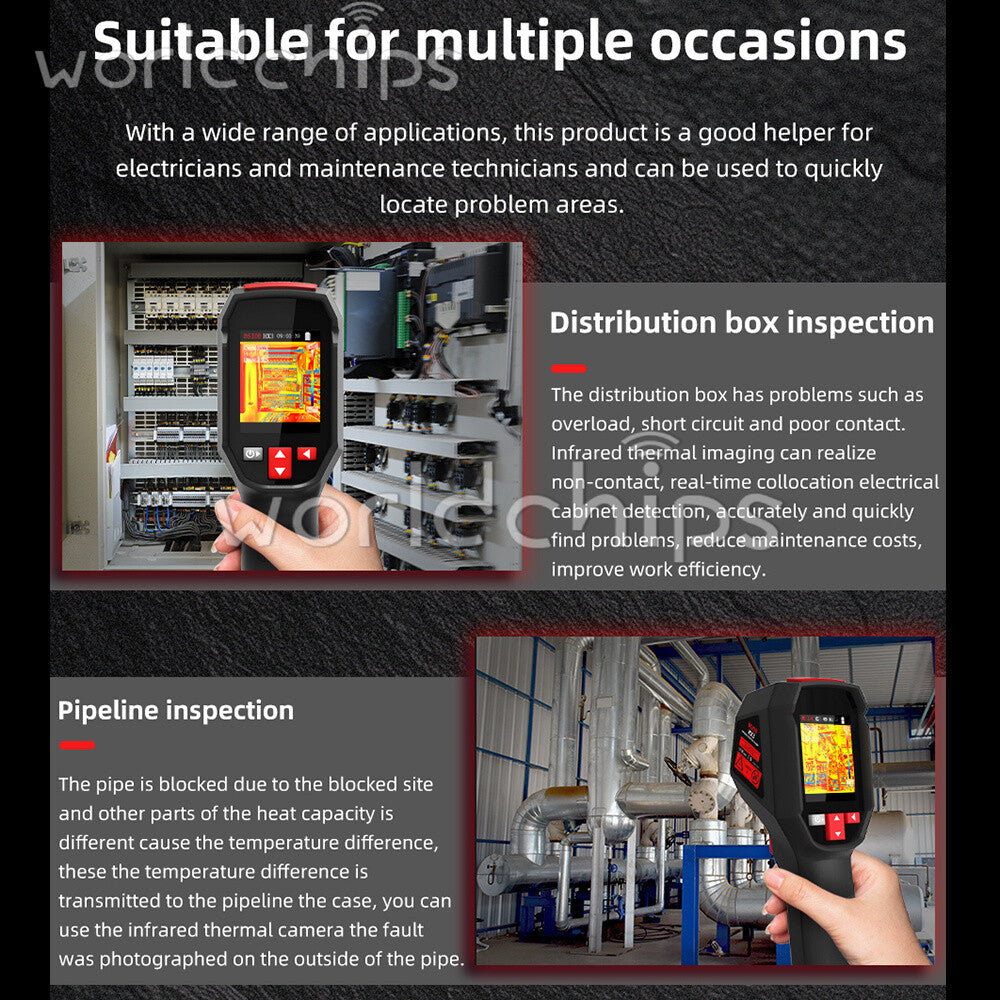 BSIDE HX3 LCD Handheld Infrared Thermal Imaging Camera 240x240 50°x50° Imaging