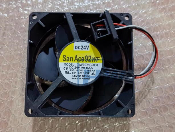 1PC  Sanyo 9WF0924S2031 A90L-0001-0598#A 24V Fanuc Cooling Fan 0.5A