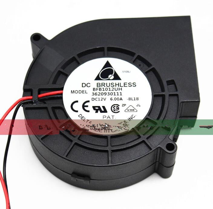 1PC Delta  BFB1012UH 12V  6A high-power Turbine Drum Cooling Fan