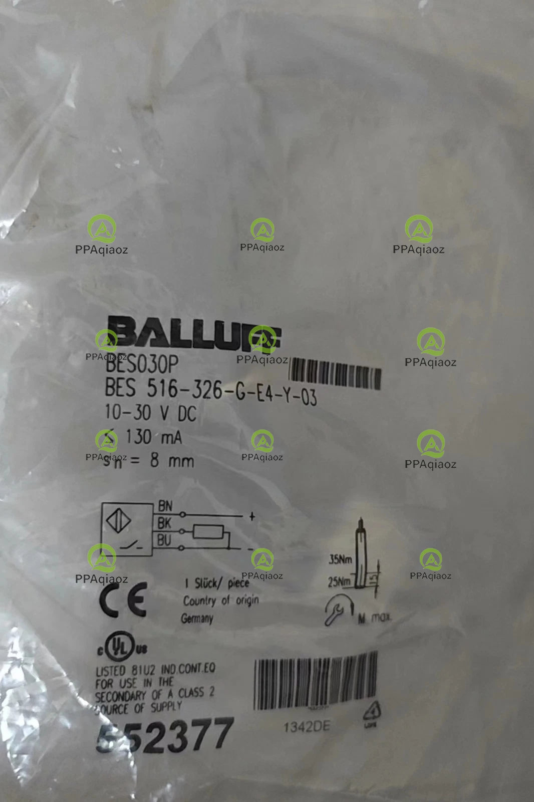 1Pcs   BALLUFF BES 516-326-G-E4-Y-03（BES030P） sensor Free transport