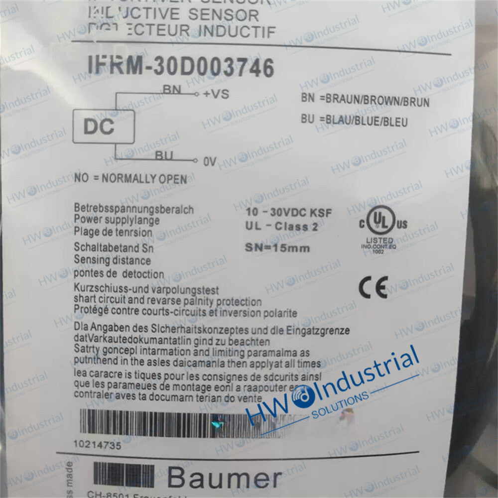 1/piece IFRM-30D003746 Inductive Sensor for Baumer Proximity Switch