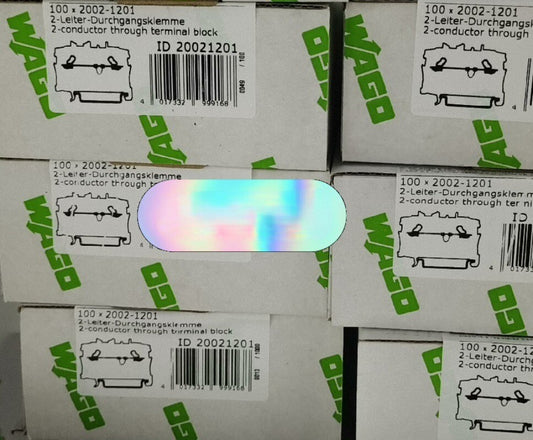 100pcs WAGO 20021201   Wiring Terminals   2002-1201