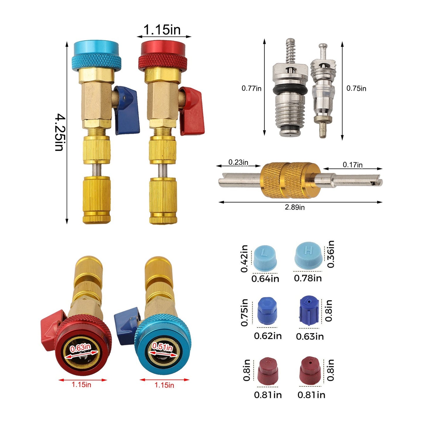 Professional Grade R134A Valve Core Tool for Reliable and Efficient Repairs