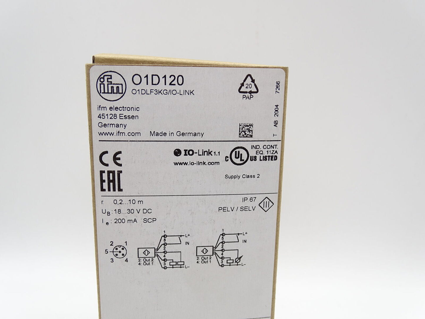 1pcs  IFM O1D120 Sensor