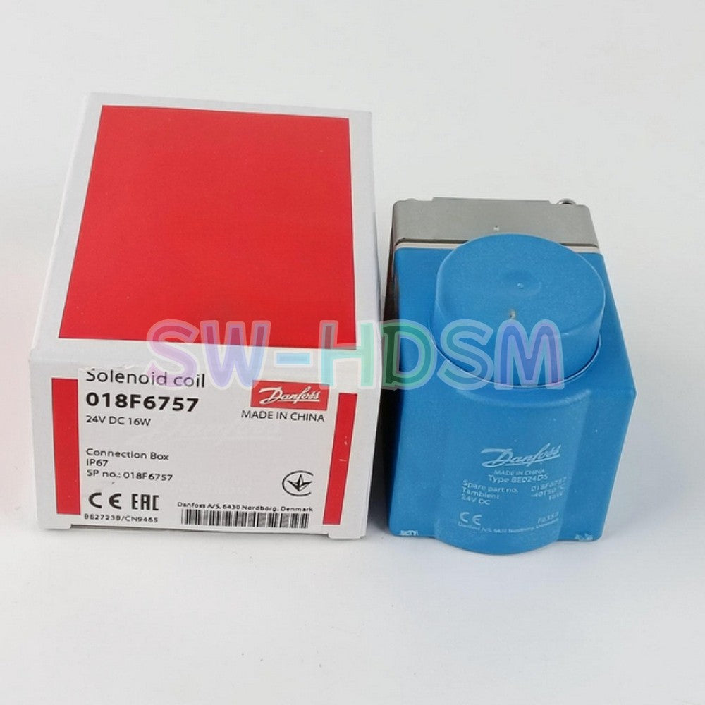 1PCS  for Danfoss 018F6757 SOLENOID COIL DANFOSS 24V 18W Freight Free
