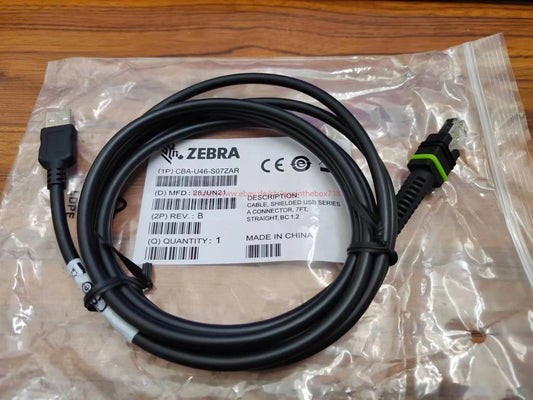 1x Zebra USB Data Transfer Cable CBA-U46-S07ZAR DS3608 Li3608