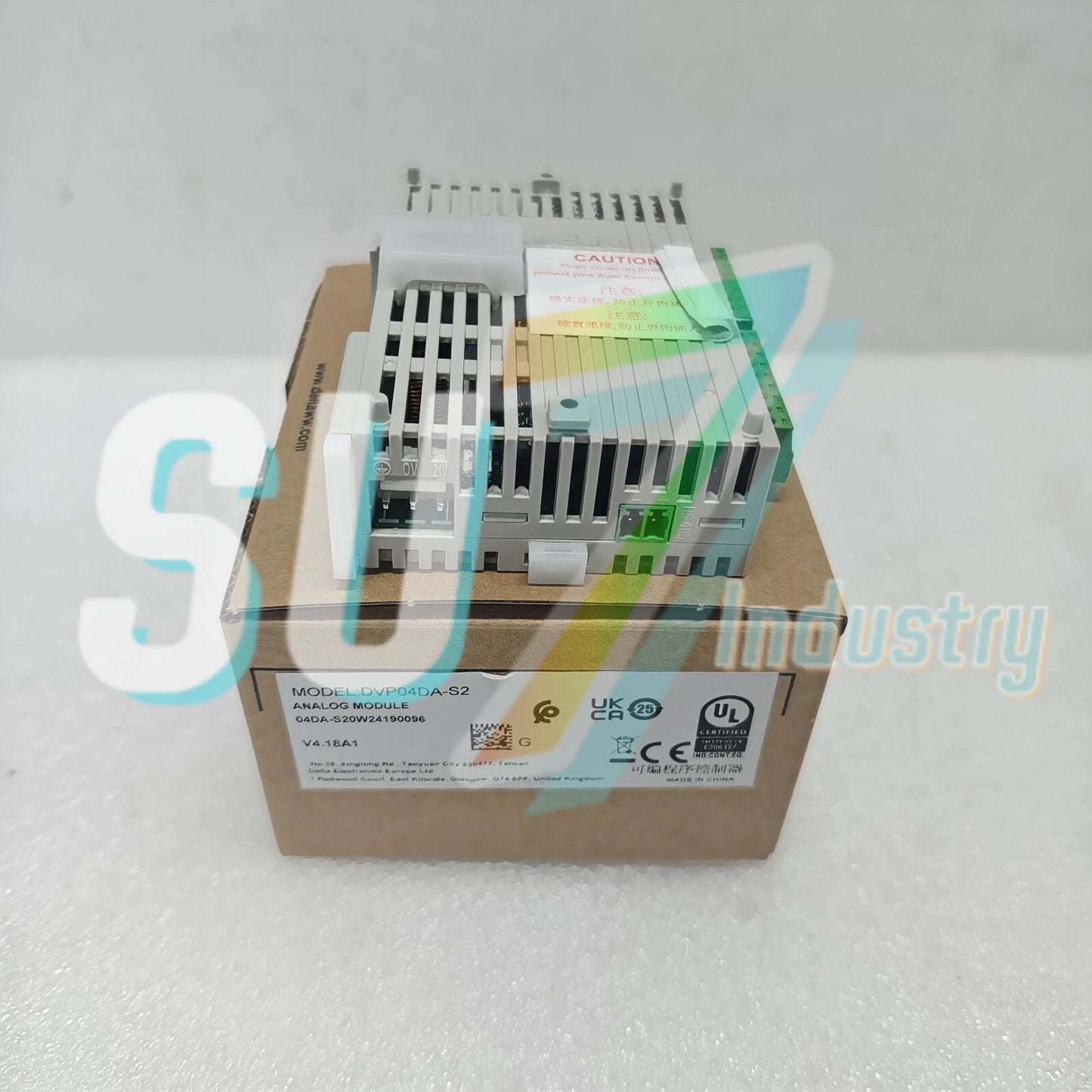Delta DVP04DA-S2 PLC Module  # 1pcs    In Box
