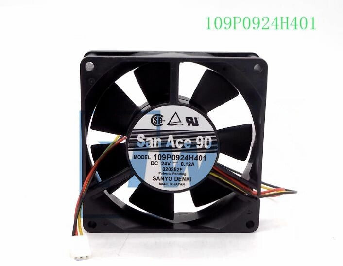 1Pc    109P0924H401 24V 0.12A 9cm 9025 Inverter Cooling Fan
