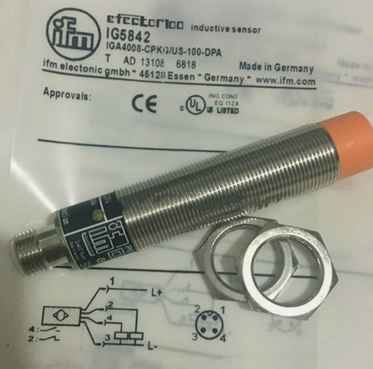 For IFM IG5842 IGA4008-CPKG/US-100-DPA Proximity Switch