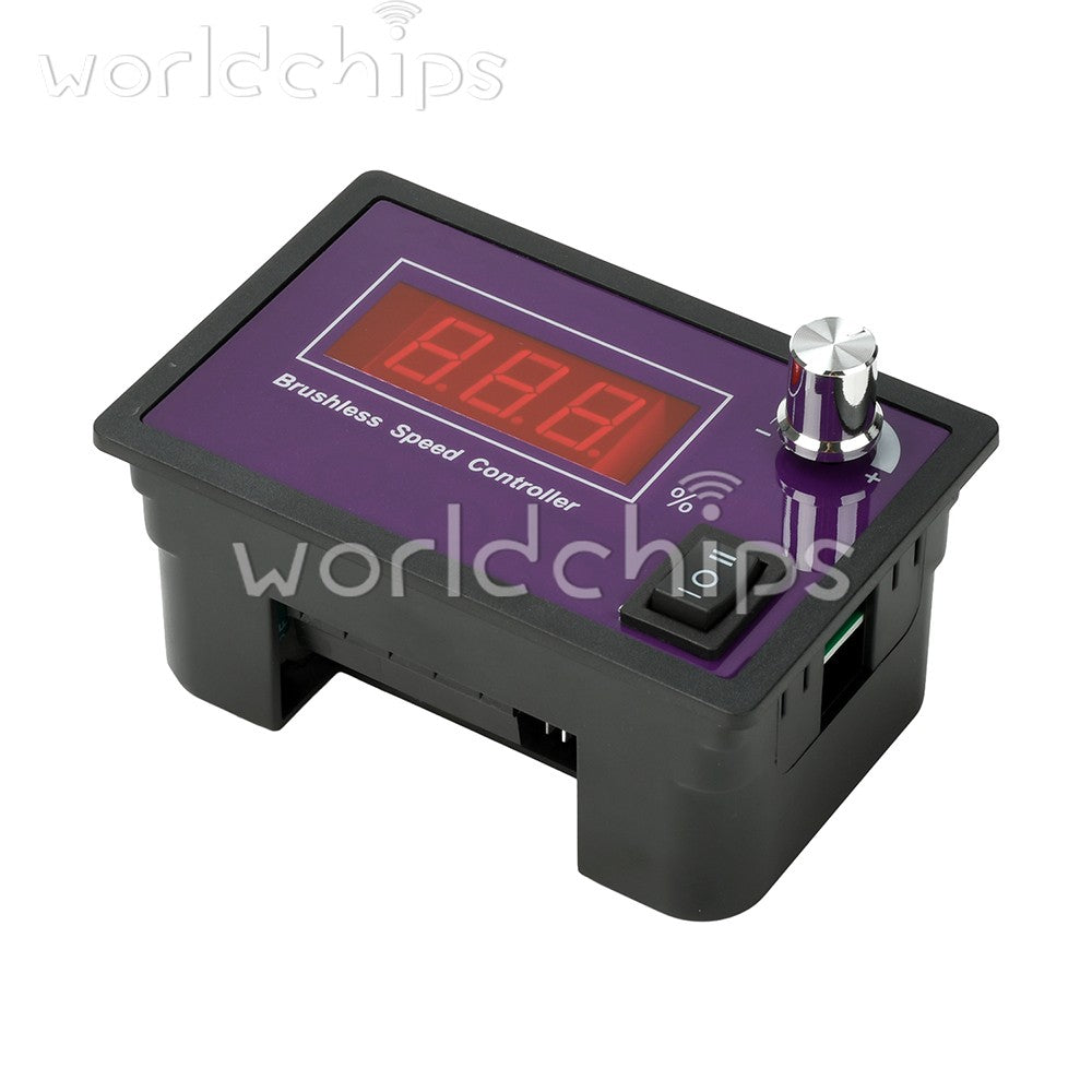 10-55V15A Brushless DC Speed Controller 3-Phase Motor Controller Forward/Reverse
