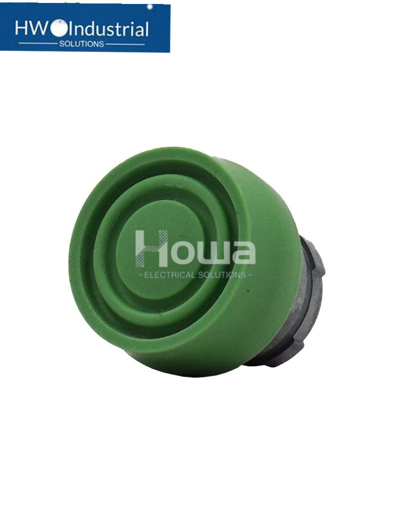 2PC  Self Reset Green Waterproof Flat Head Button ZB2BP3C ZB2-BP3C