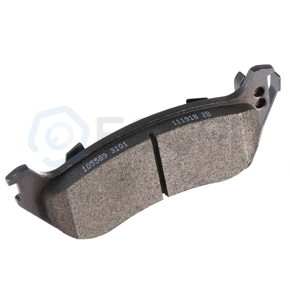 Rear Drilled Brake Rotors + Ceramic Brake Pads For Ford Explorer Mountaineer