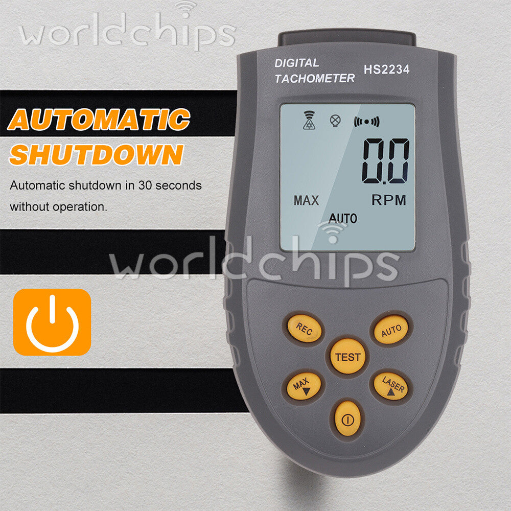 HS2234 Tachometer NonContact Digital Display Speedometer Digital Tachometers