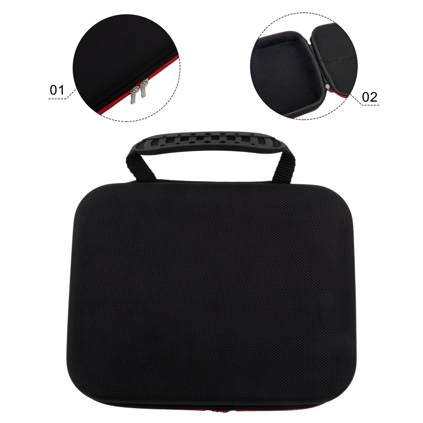 Stylish Hard Bag for Securely Storing Lavalier Lapel Microphone and Accessories