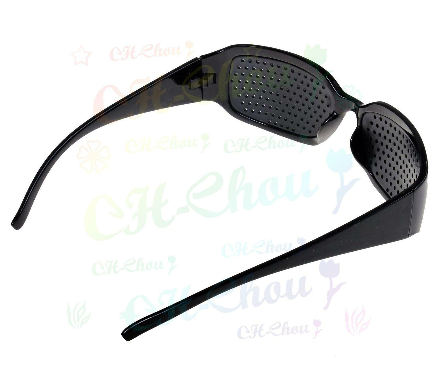 2x Vision Correction Eyesight Improve Exercise Eyewear Pin-hole Frame Glasses