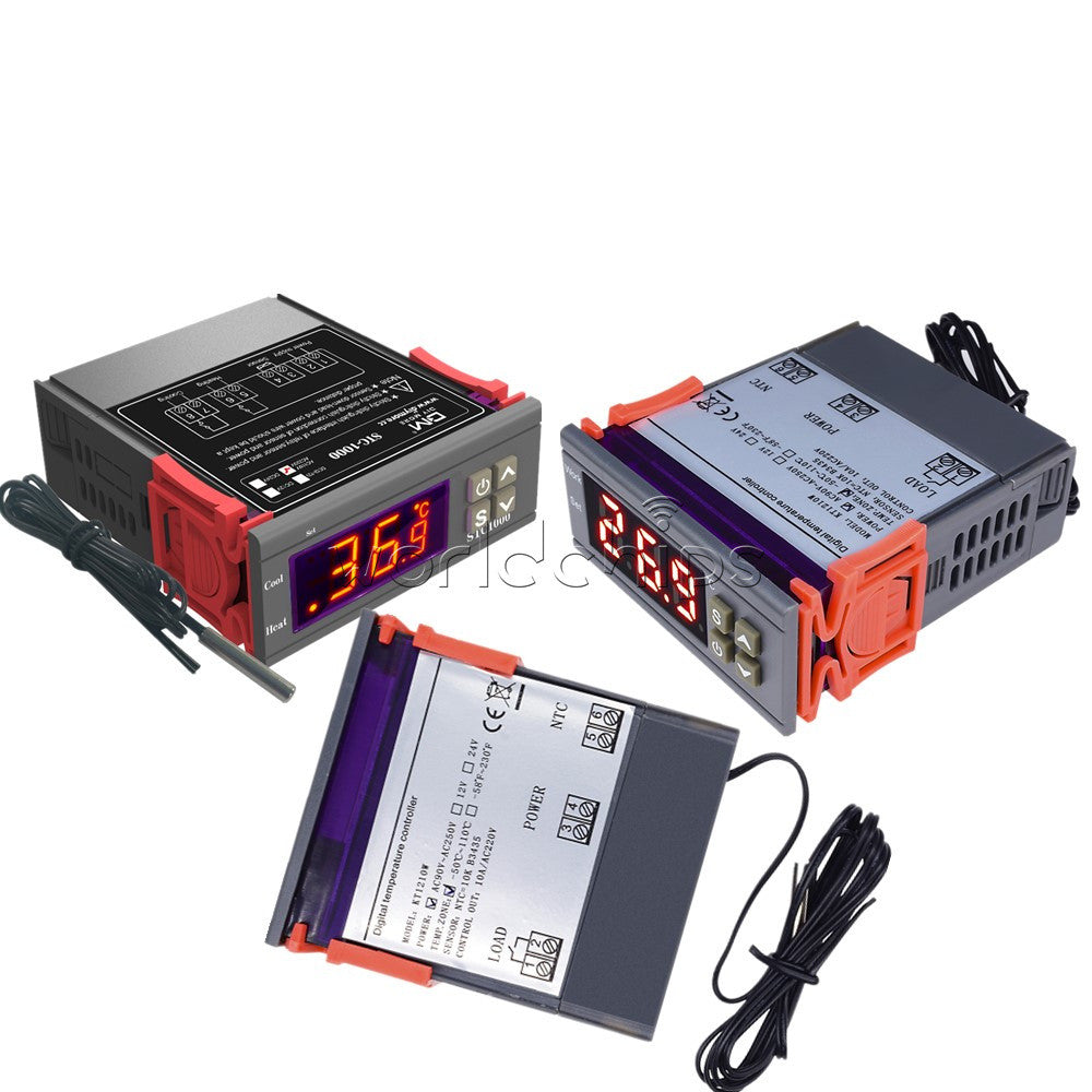 MH1210W STC-1000 Digital 90~250V/110-220V Temperature Controller Thermostat