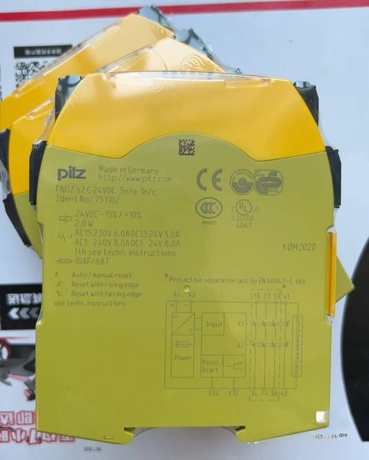 1pcs  PILZ PNOZ S2c 751102 Safety Relay