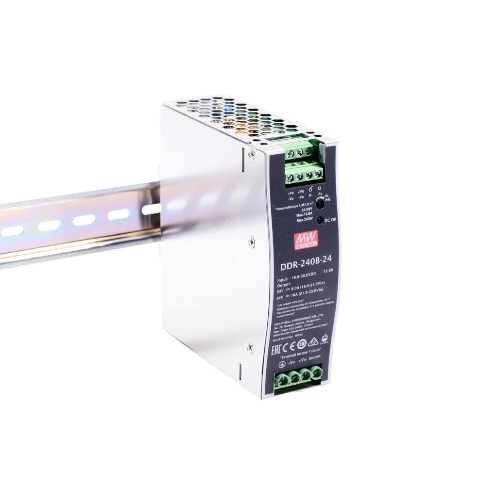 1pcs MEAN WELL DDR-240D-24 Rail Switching Power Supply 24V 10A 240W