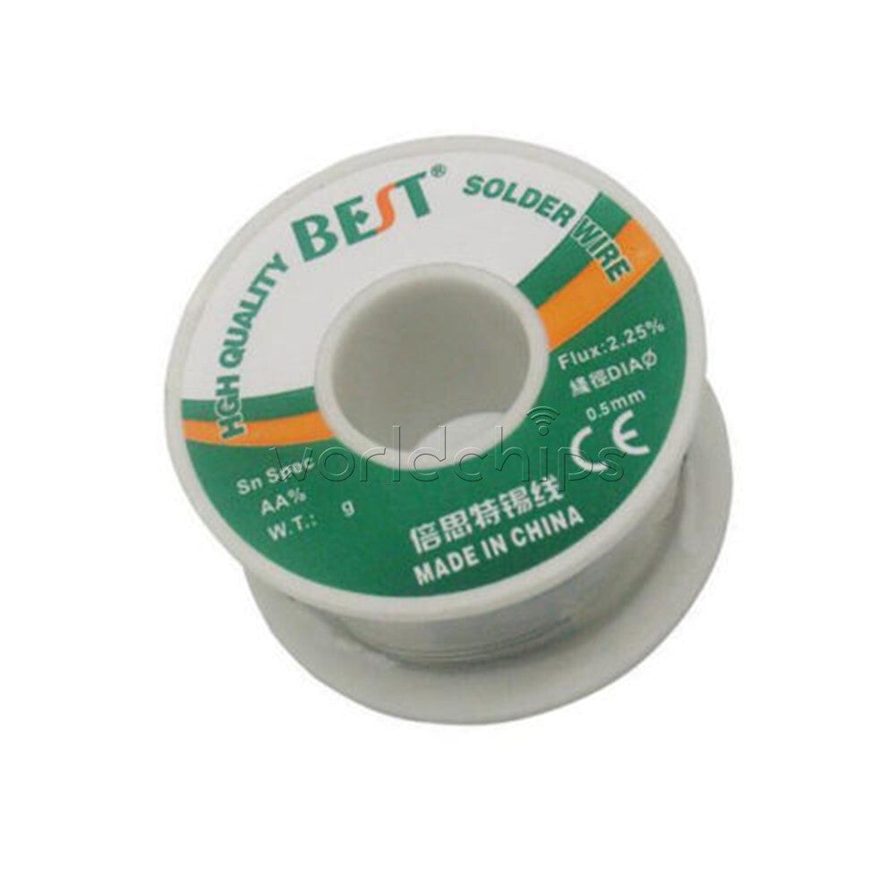 A roll of Tin Lead Rosin Core Solder Soldering Wire 100g 0.5mm