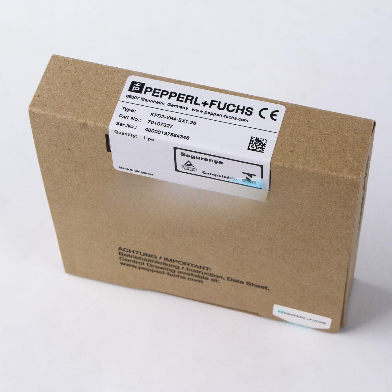 1Pcs  Pepperl+Fuchs safety barrier KFD2-VR4-EX1.26