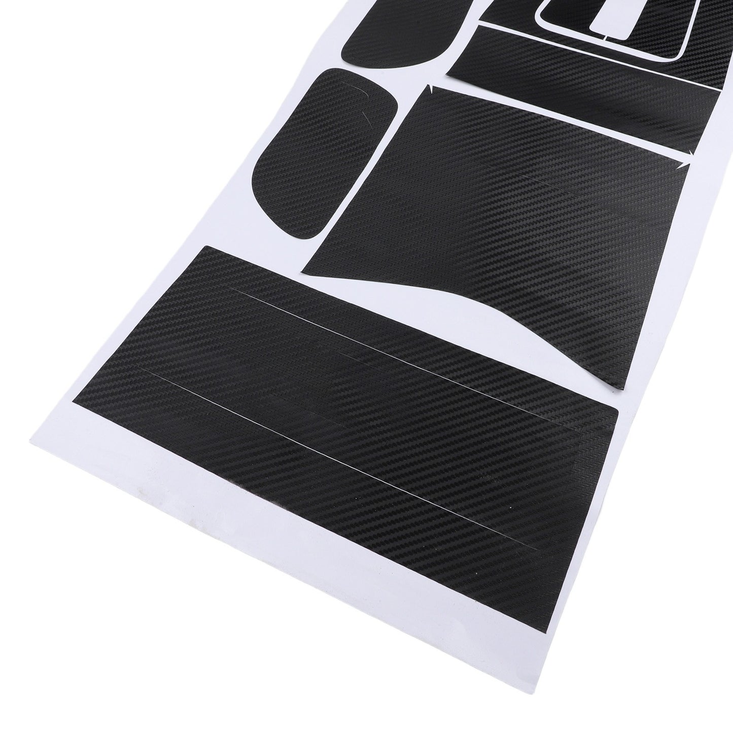 Vinyl Interior Sticker Black Car Carbon Fiber Center For Honda Accord 7th