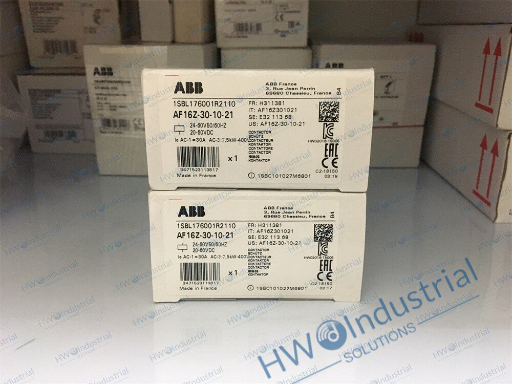 1/Piece AF16Z-30-10-21 ABB contactor Coil voltage 24-60V