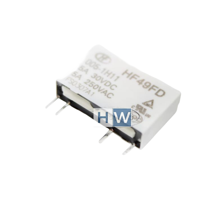 10Pcs  HF49FD-005-1H11 DIP-4 One Set of Normally Open 30VDC 5A Power Relay
