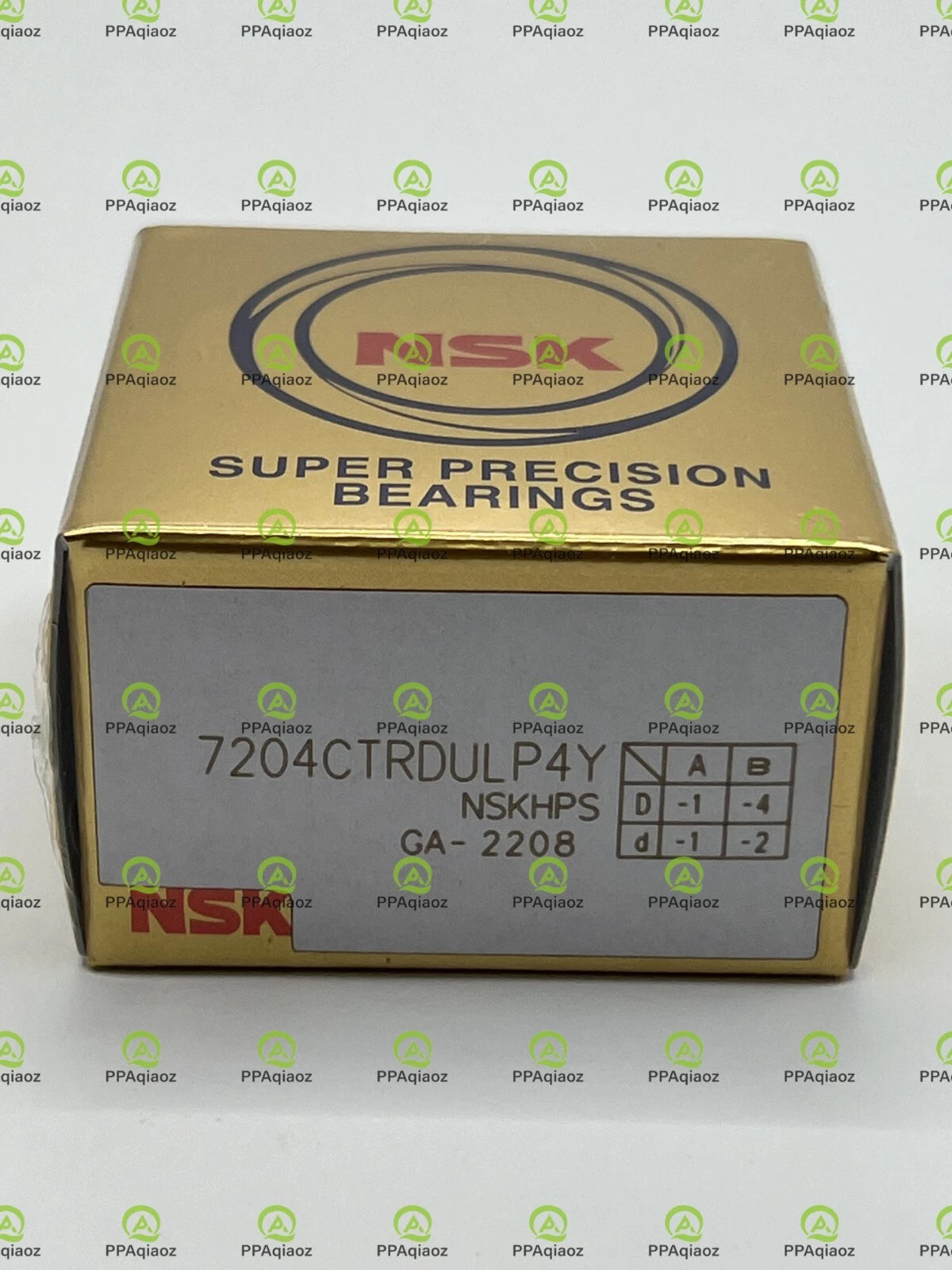 NSK 7204CTRDULP4Y Abec-7 Super Precision Spindle Bearings. ( Set of Two ) #