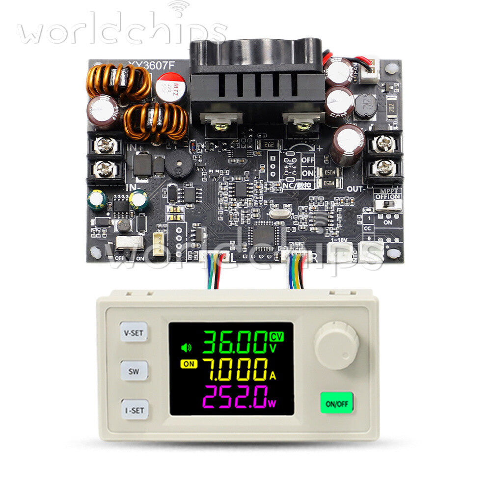 XY3607F CNC Buck Boost DC Adjustable Regulated Power Supply Solar Charging 252W