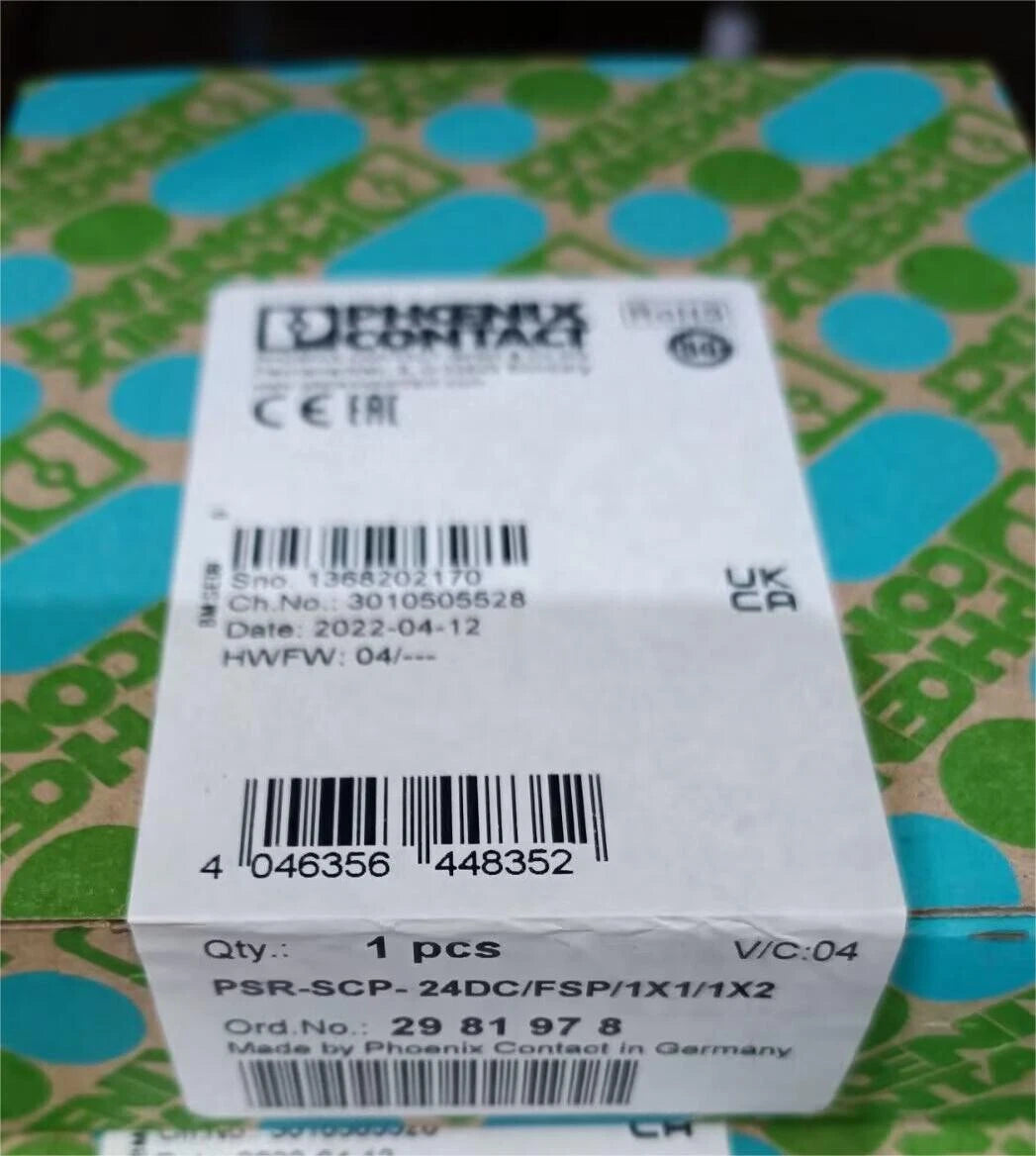 PHONEIX   2981978  PSR-SCP-24DC/FSP/1X1/1X2   RELAYS . . #P