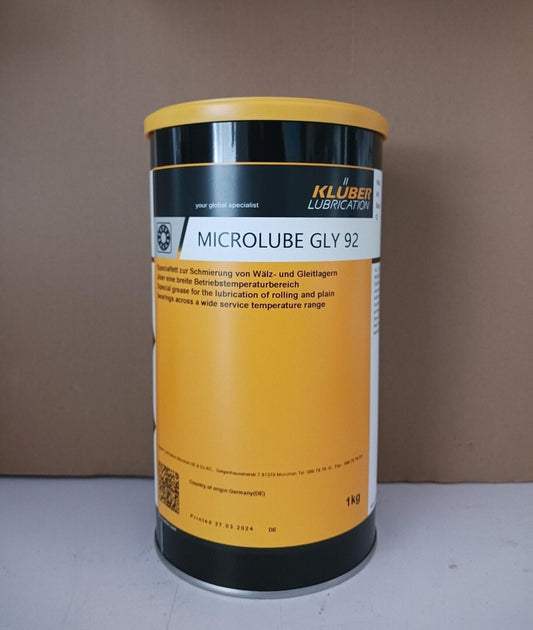 KLUBER Lubrication Microlube GLY 92 Grease 1Kg  (2.2LB)  free ship
