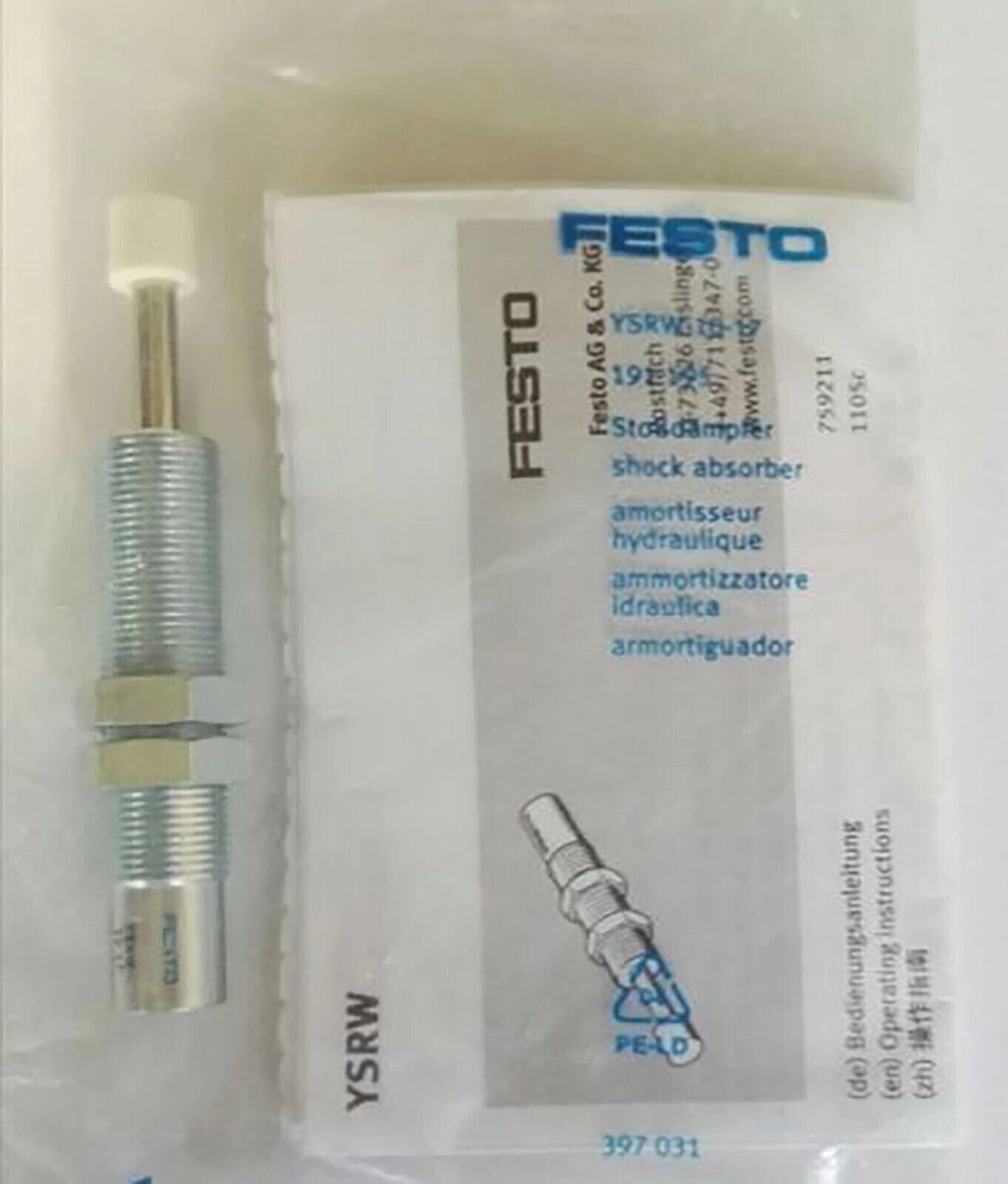 1pc For FESTO 191197 YSRW-16-26 Buffer Shock Absorber Fast delivery #P