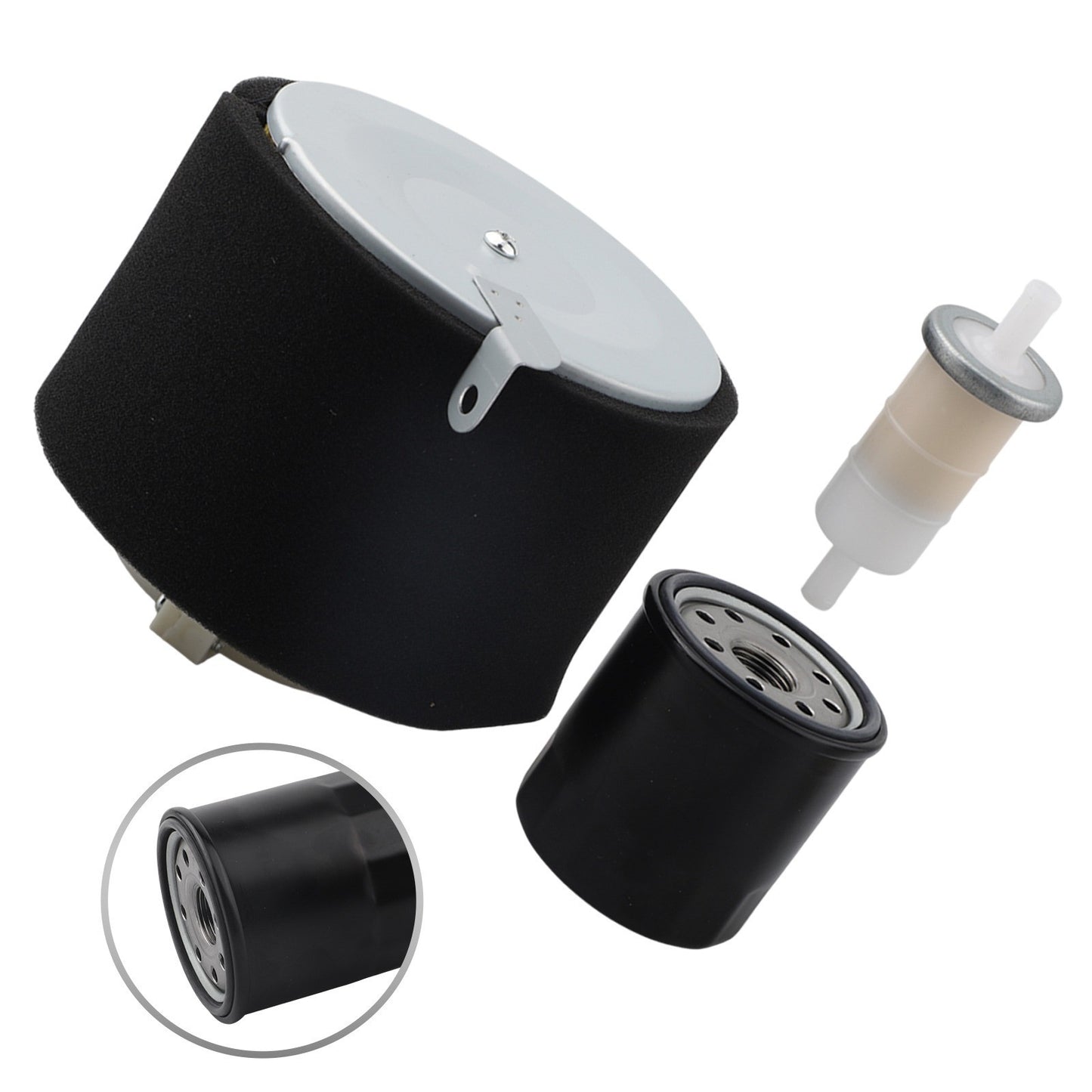 Comprehensive Tune Up Kit with Air Fuel Oil Filters for KAWASAKI Mule Models