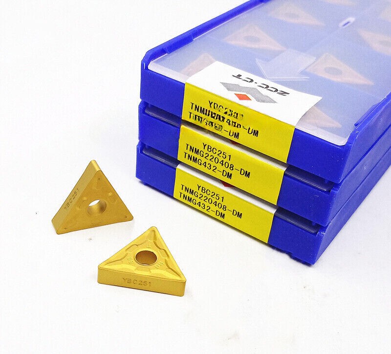 10Pcs TNMG220408-DM YBC251 TNMG432-DM CNC turning blade Carbide inserts