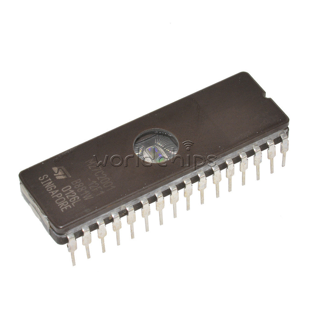 10PCS M27C2001 M27C2001-12F1 IC EPROM UV 2MBIT 120NS 32CDIP TOP