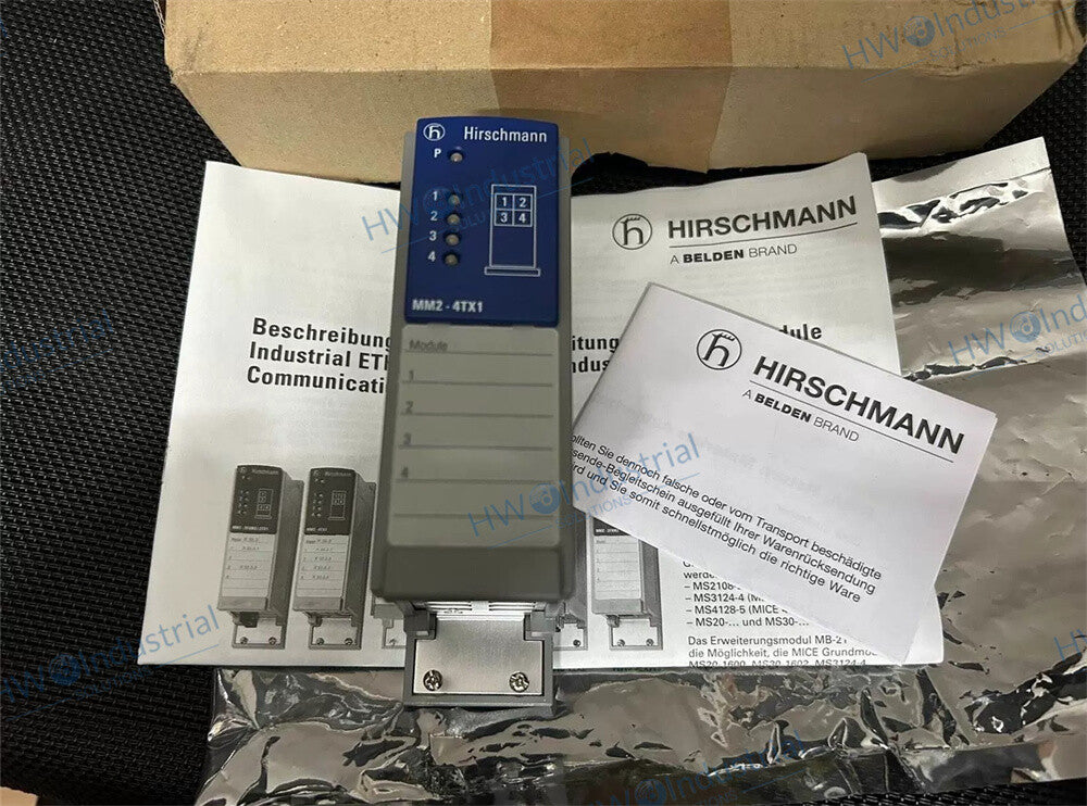 1/Piece HIRSCHMANN Industrial Switch Module MM2-4TX1 MM24TX1